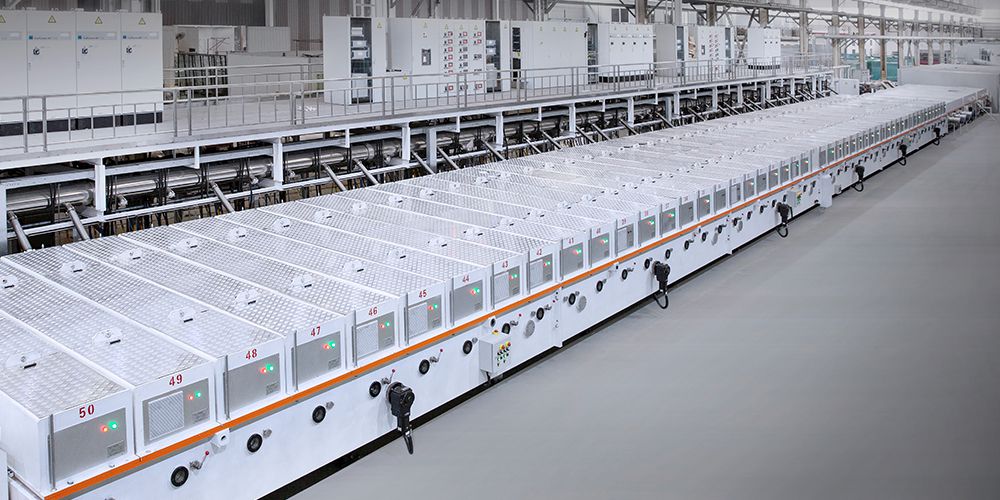 Máquina para revestimento de vidro
